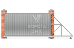 Ворота откатные 2600×1800 ЗМК-7342