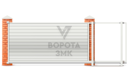 Ворота откатные 2100×3000 ЗМК-7829