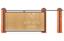 Ворота откатные под ключ 5 м 5000×3000 ЗМК-7967