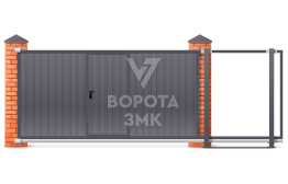 Ворота откатные 1750×2000 ЗМК-7825