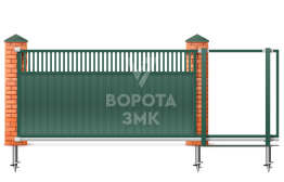 Откатные ворота 2200×2500 ЗМК-7311