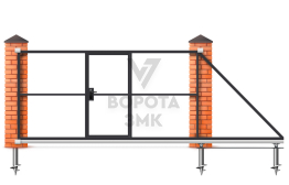 Ворота откатные каркас 2800×2000 ЗМК-7658
