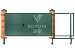 Откатные ворота 2000×2100 ЗМК-7619