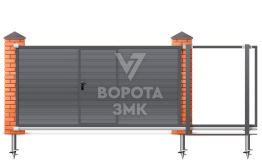 Откатные ворота 5 м 5000×2900 ЗМК-7971