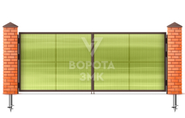 Ворота профильные 2000×3000 из трубы ЗМК-5337