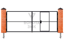 Автоматические распашные ворота Doorhan 1750×1750 ЗМК-4686