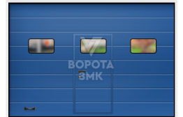 Утепленные ворота 2750×2250 ЗМК-9768