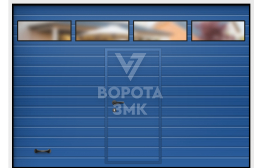 Ворота противопожарные Алютех 2000×4500 ЗМК-3766